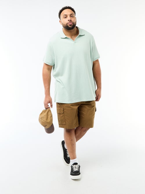 Bermuda de sarga multibolsillos - Kiabi