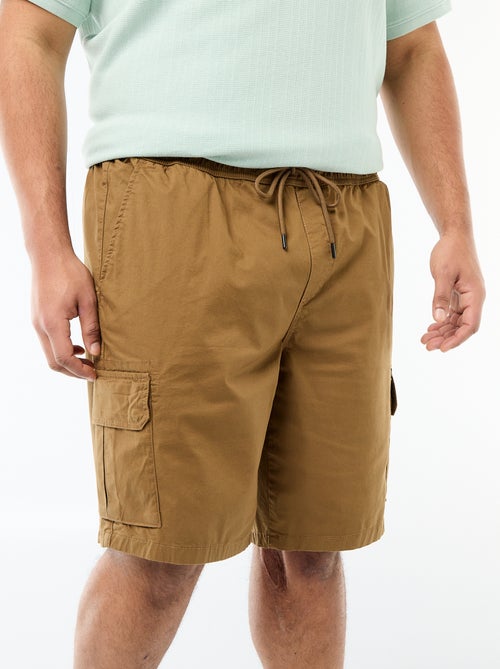 Bermuda de sarga multibolsillos - Kiabi