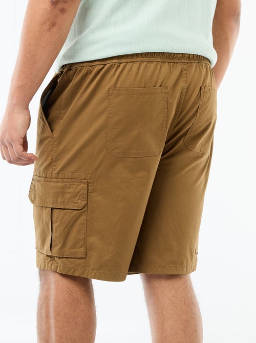 Bermuda de sarga multibolsillos - Kiabi