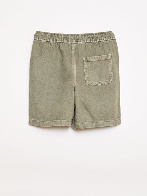 Bermuda de sarga - Kiabi