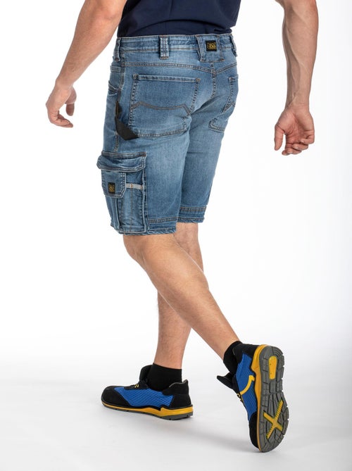 Bermuda de trabajo multipolso denim elástica DENIM 'Rica Lewis' - Kiabi