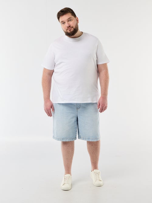 Bermuda de twill con cordones ajustables - Kiabi