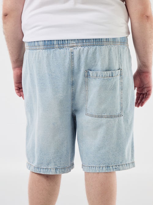 Bermuda de twill con cordones ajustables - Kiabi