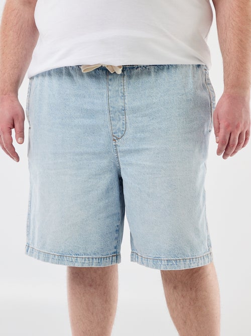 Bermuda de twill con cordones ajustables - Kiabi