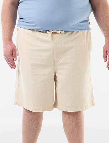 Bermuda de twill con cordones ajustables