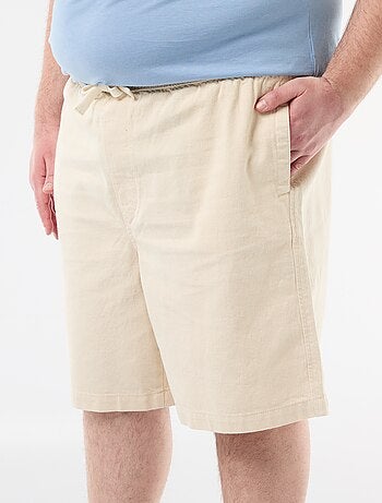 Bermuda de twill con cordones ajustables
