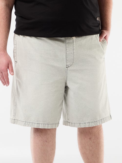 Bermuda de twill con cordones ajustables - Kiabi