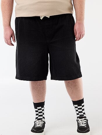 Bermuda de twill con cordones ajustables