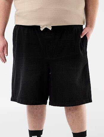 Bermuda de twill con cordones ajustables