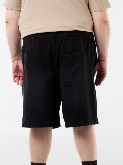 Bermuda de twill con cordones ajustables - Kiabi