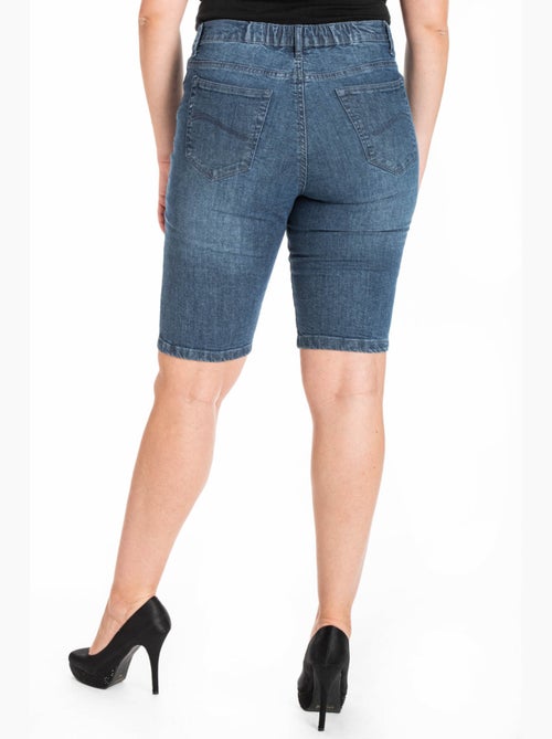 Bermuda denim con cinturón elástico 'OBER' - Kiabi