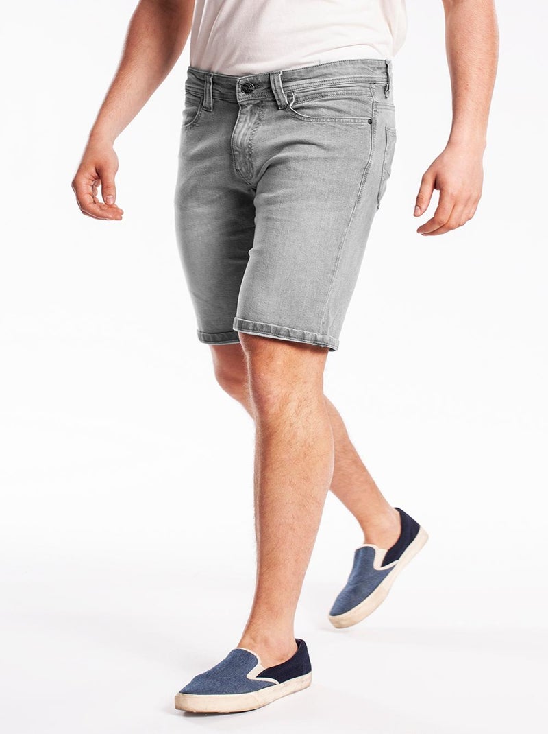 Bermuda denim elástica Fibreflex® CORGI 'Rica Lewis' Gris - Kiabi