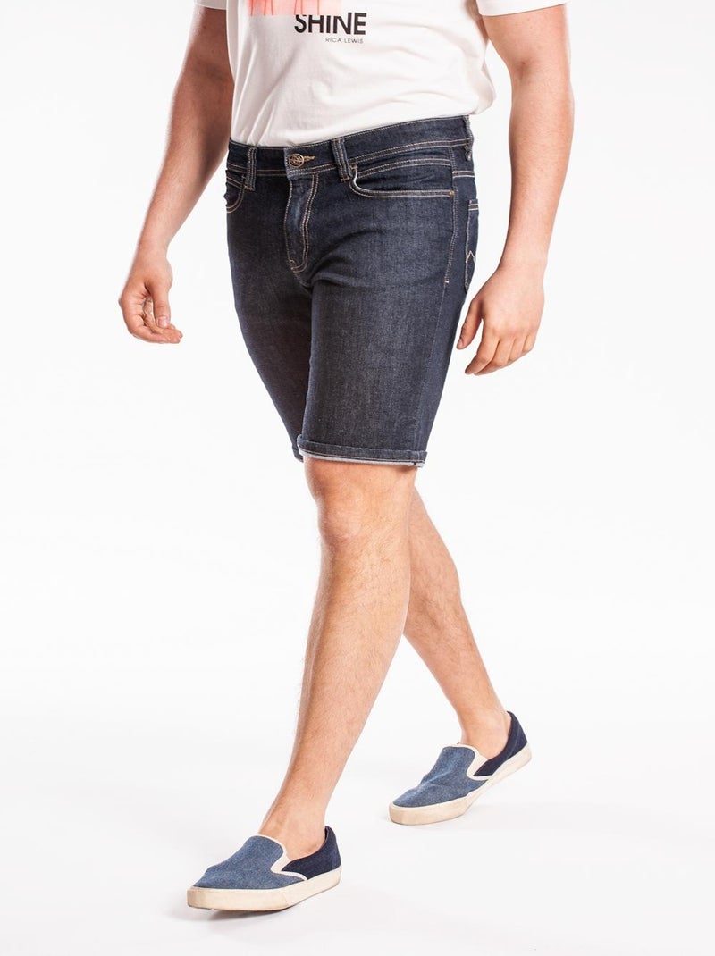 Bermuda denim elástica Fibreflex VINY DENIM 'Rica Lewis' Azul - Kiabi