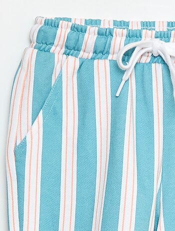 Bermuda en felpa francesa con estampado