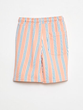 Bermuda en felpa francesa con estampado