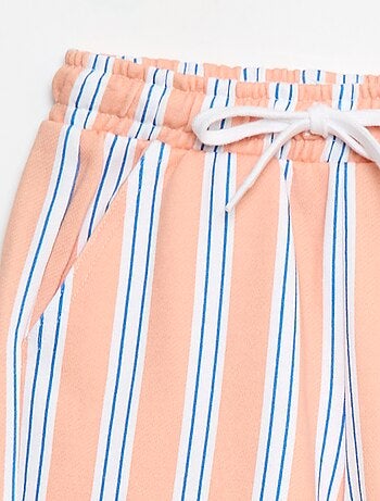 Bermuda en felpa francesa con estampado