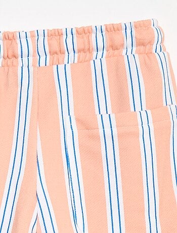 Bermuda en felpa francesa con estampado