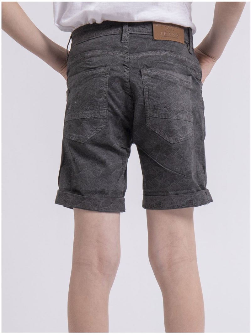 Bermuda estampado BASKEL-J Gris oscuro - Kiabi