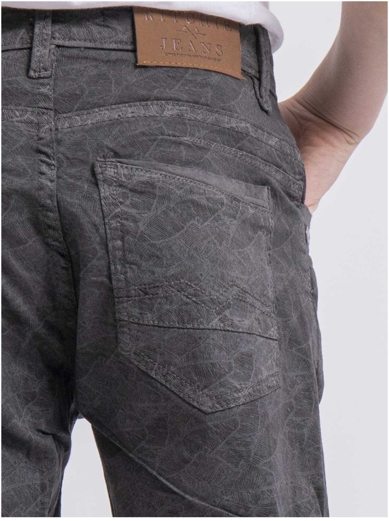 Bermuda estampado BASKEL-J Gris oscuro - Kiabi