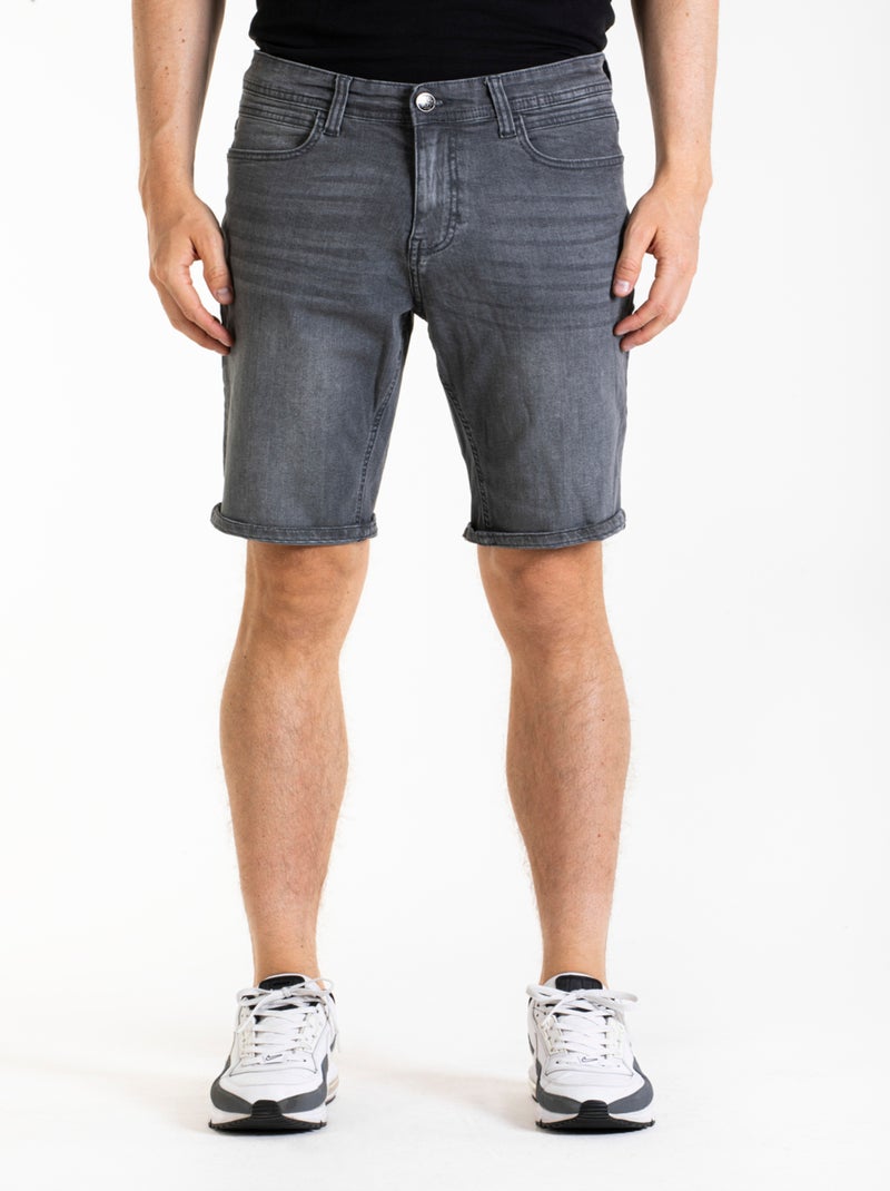 Bermuda Fibreflex® corte recto CORGIX  'Rica Lewis' Gris - Kiabi