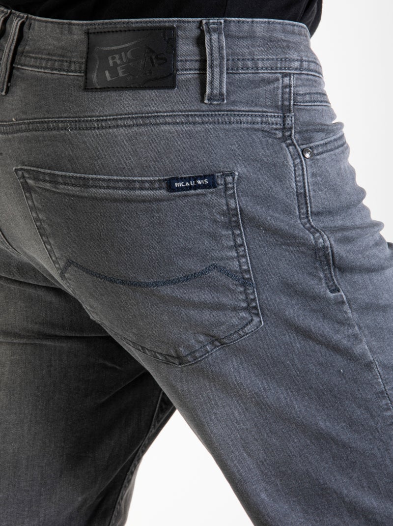 Bermuda Fibreflex® corte recto CORGIX  'Rica Lewis' Gris - Kiabi