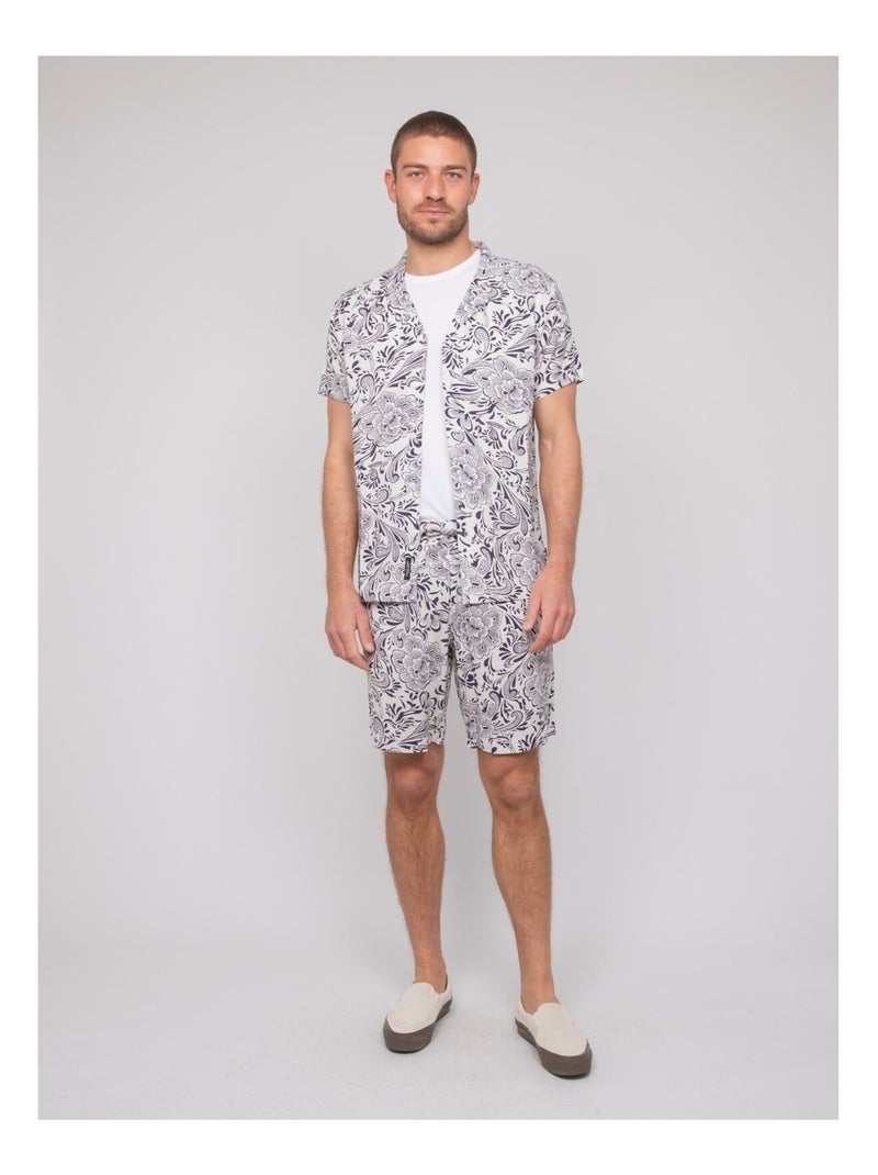 Bermuda fluido estampado BUPOLO Crudo - Kiabi