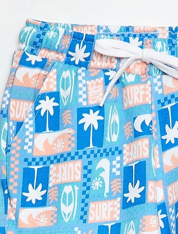 Bermuda french terry estampado