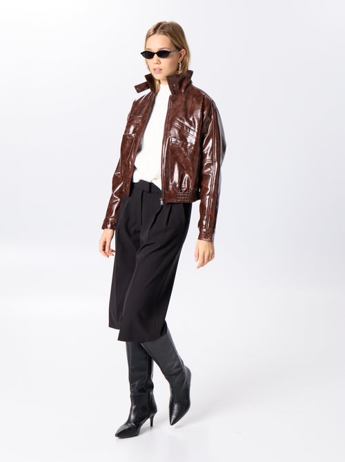 Bermuda larga corte chino - Kiabi Bermuda larga corte chino - Kiabi