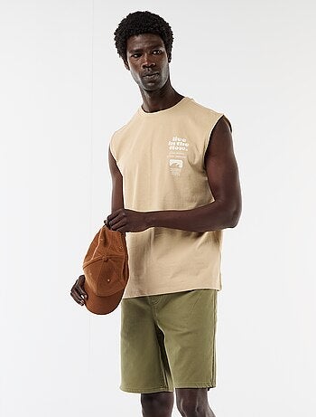 Bermuda ligera con cordones ajustables