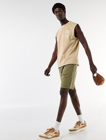 Bermuda ligera con cordones ajustables