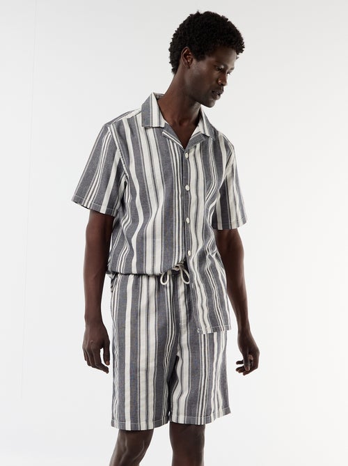 Bermuda ligero con cordones ajustables - Kiabi