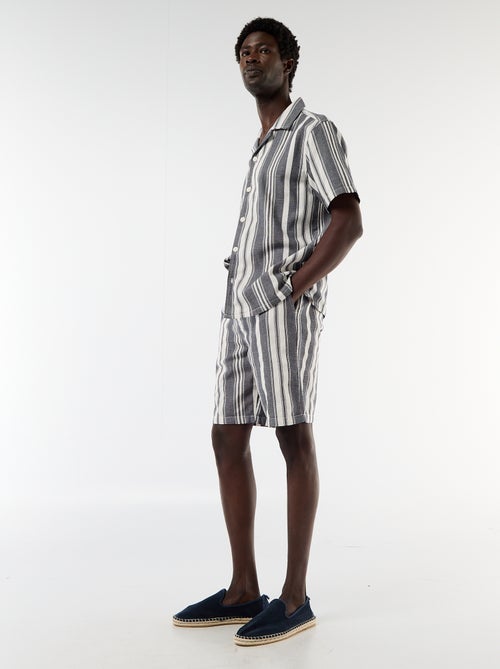 Bermuda ligero con cordones ajustables - Kiabi