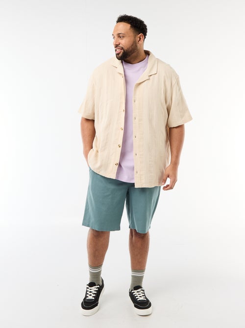 Bermuda ligero liso con 4 bolsillos - Kiabi