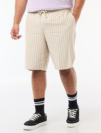 Bermuda ligero liso con 4 bolsillos