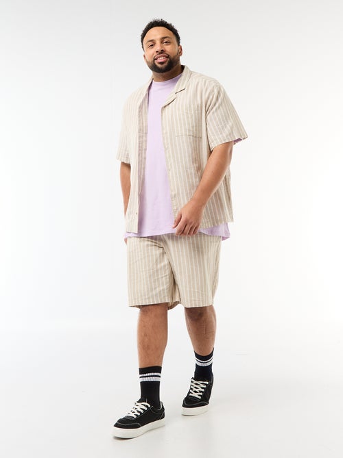 Bermuda ligero liso con 4 bolsillos - Kiabi