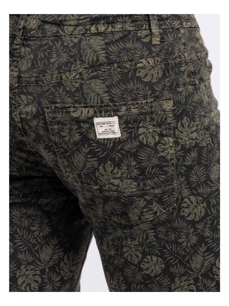 Bermuda motifs BANEM Caqui - Kiabi