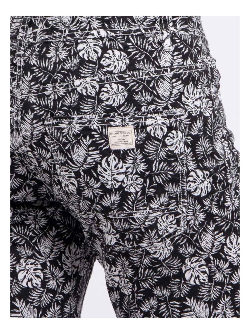 Bermuda motifs BANEM Negro - Kiabi