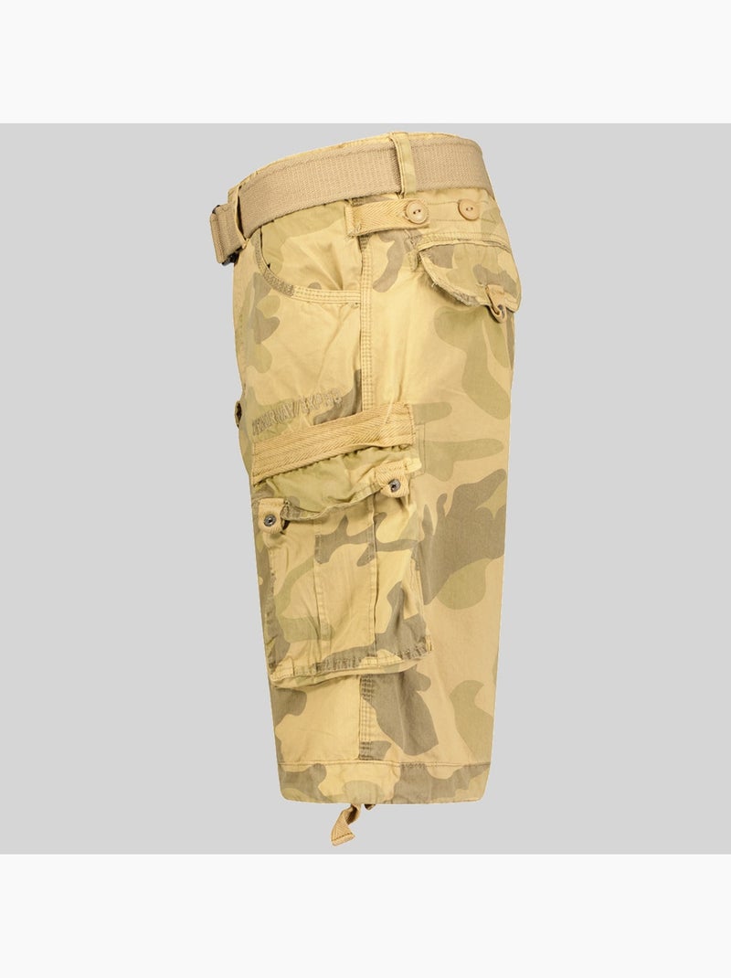 Bermuda panoramique camo – geographical norway Beige arena - Kiabi