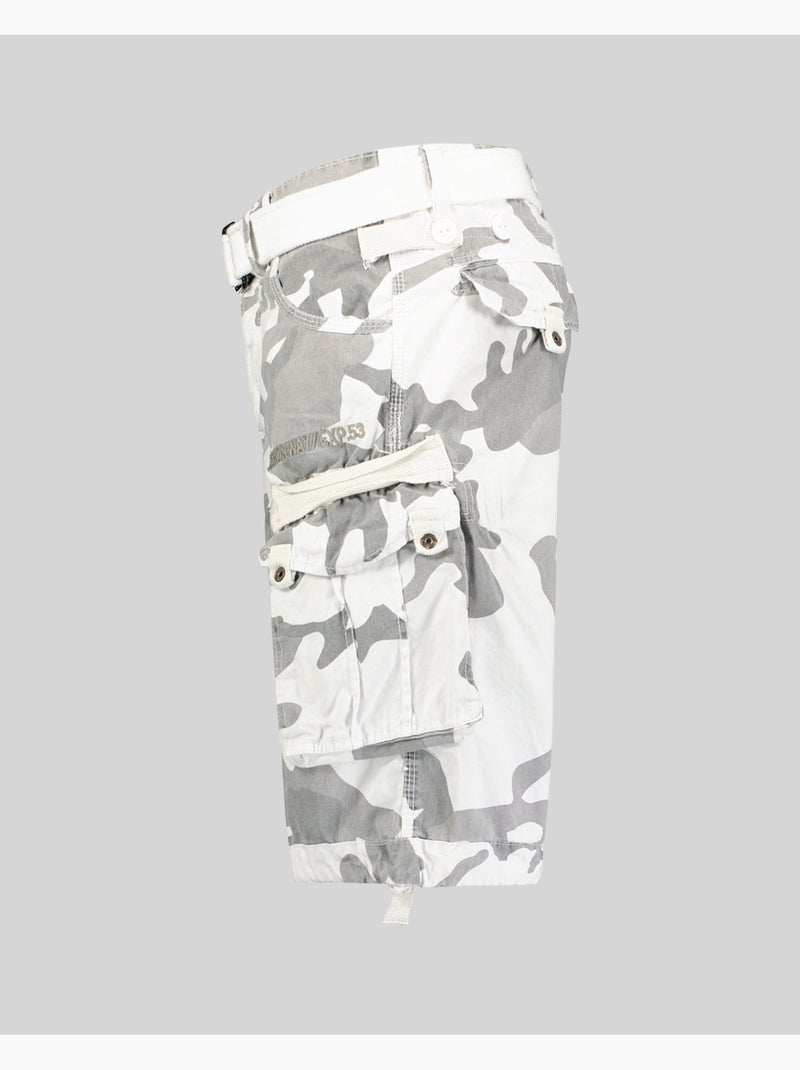 Bermuda panoramique camo – geographical norway Blanco Multicolor - Kiabi