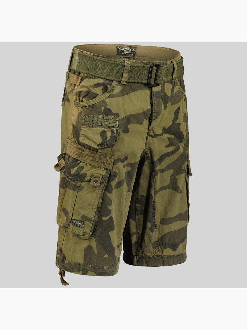 Bermuda panoramique camo – geographical norway Verde caqui - Kiabi