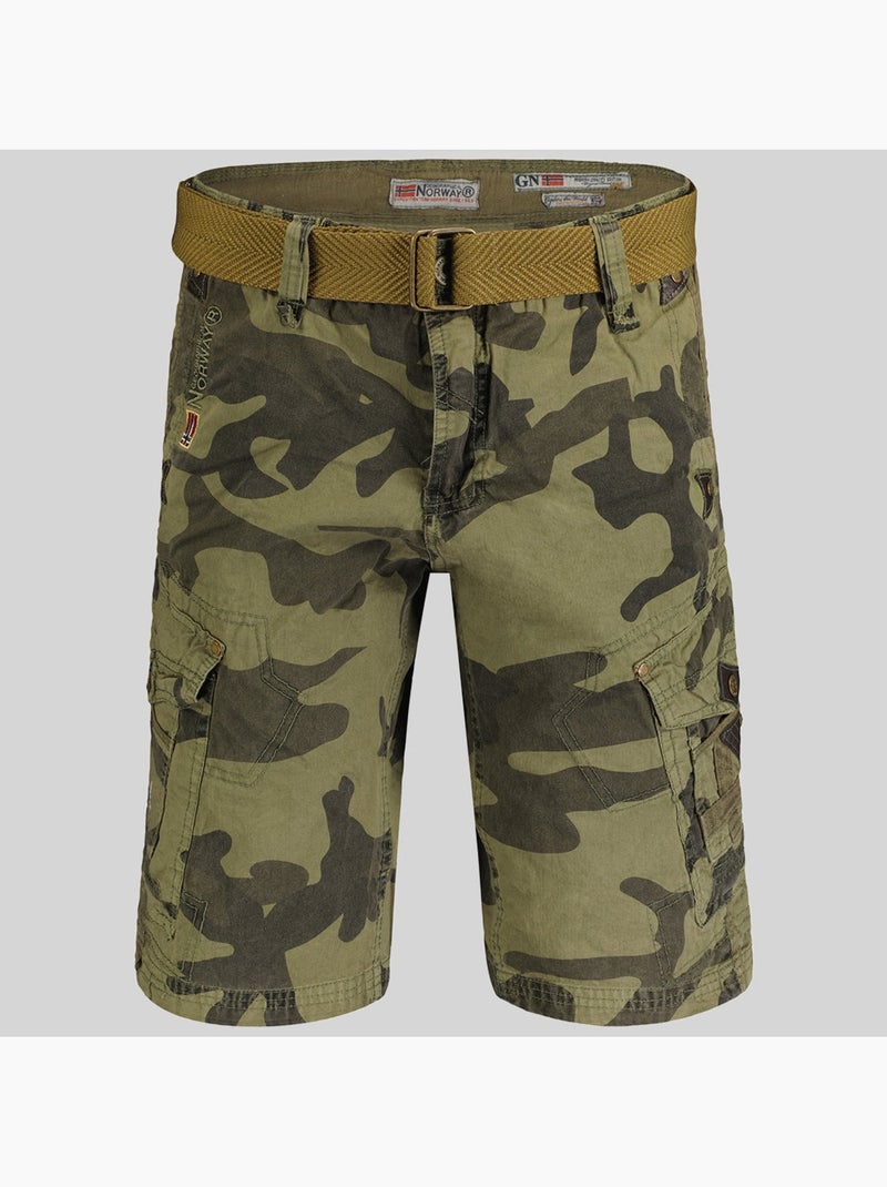 Bermuda peanut – geographical norway Verde caqui - Kiabi