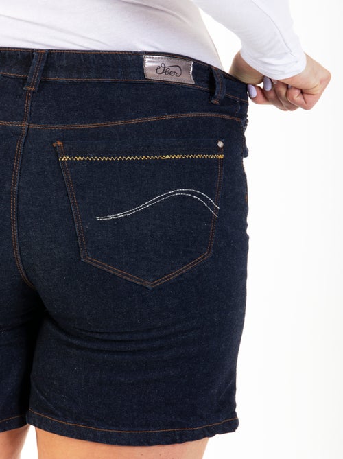 Bermuda talle alto stretch OBB6 'OBER' - Kiabi