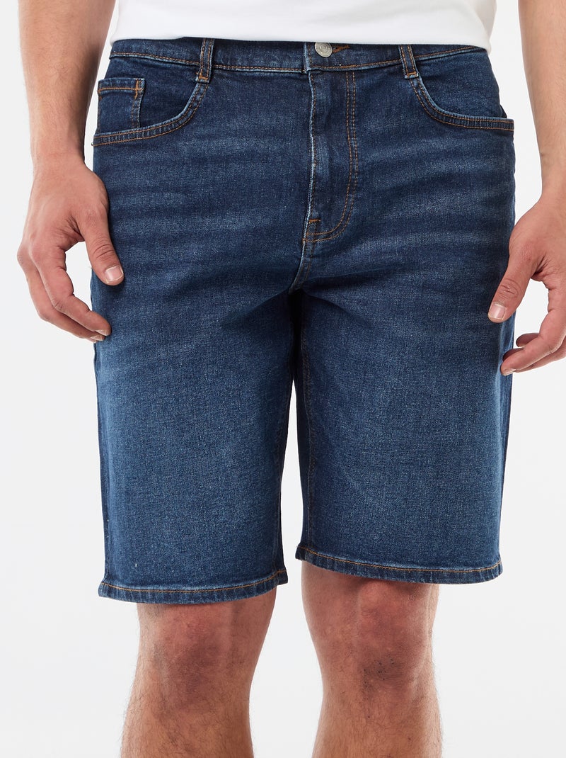 Bermuda vaquera slim fit Azul - Kiabi