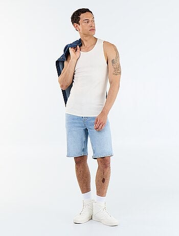 Bermuda vaquera slim fit