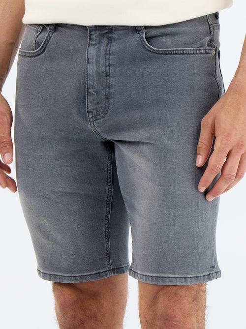 Bermuda vaquera slim fit - Kiabi