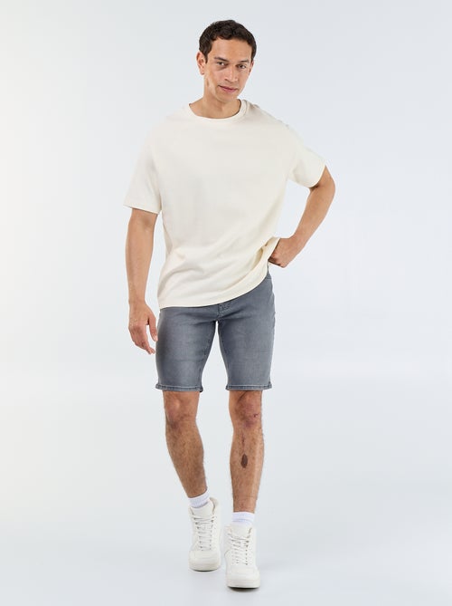 Bermuda vaquera slim fit - Kiabi