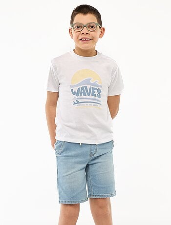 Bermuda vaquero - Colección fácil de poner