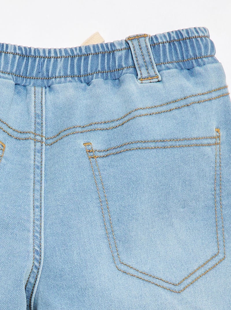 Bermuda vaquero - Colección fácil de poner Azul - Kiabi