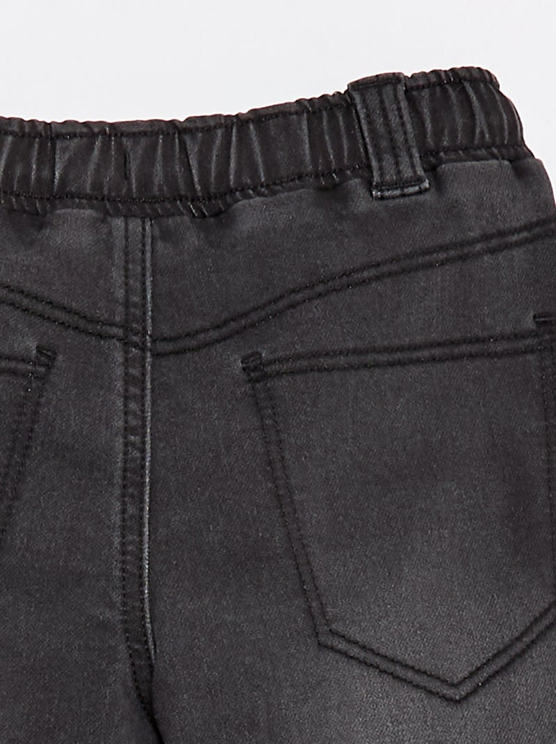 Bermuda vaquero - Colección fácil de poner Gris - Kiabi