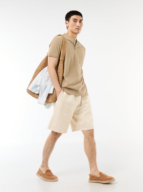 Bermuda vaquero con cintura elástica - Kiabi